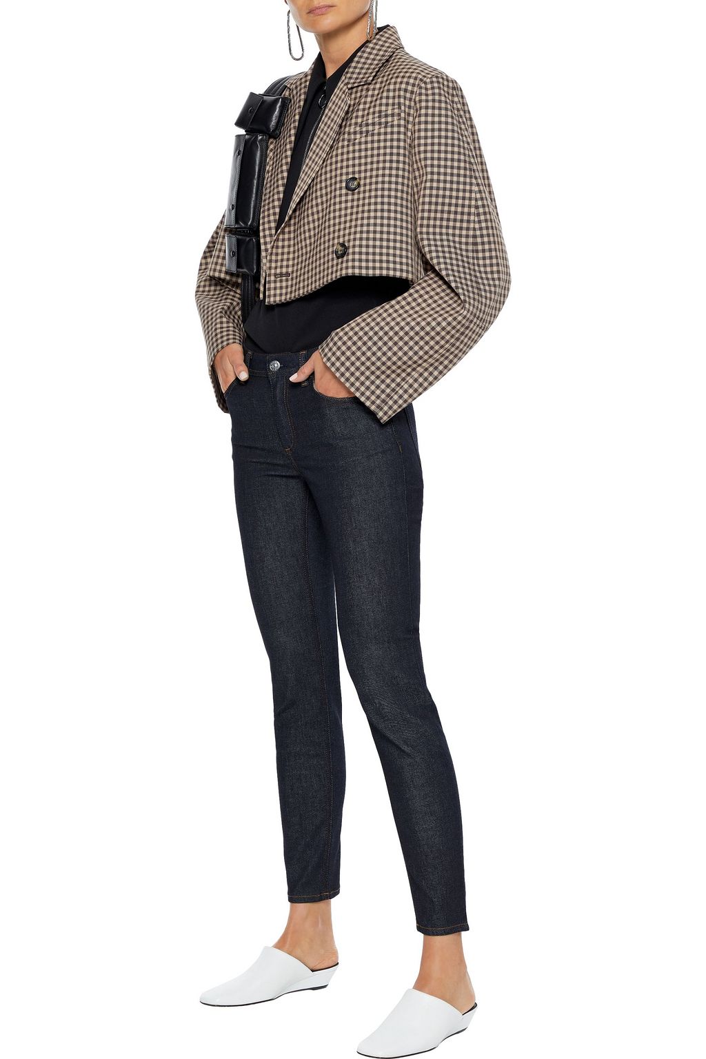 ACNE STUDIOS Climb cropped low-rise skinny jeans