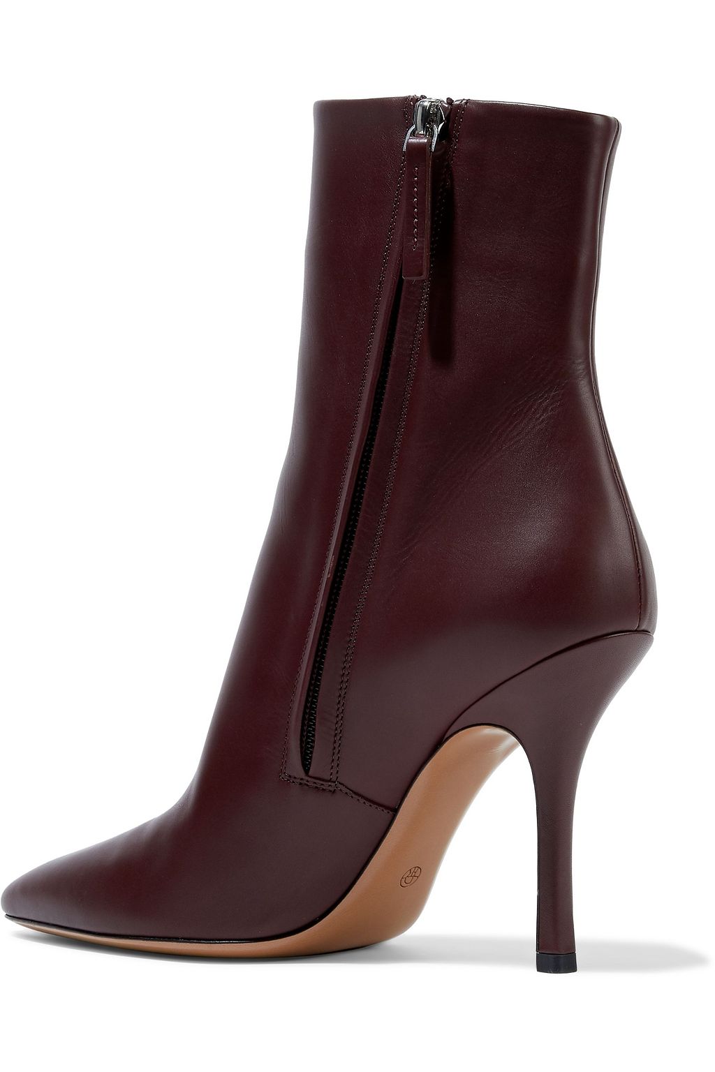 THE ROW Gloria leather ankle boos
