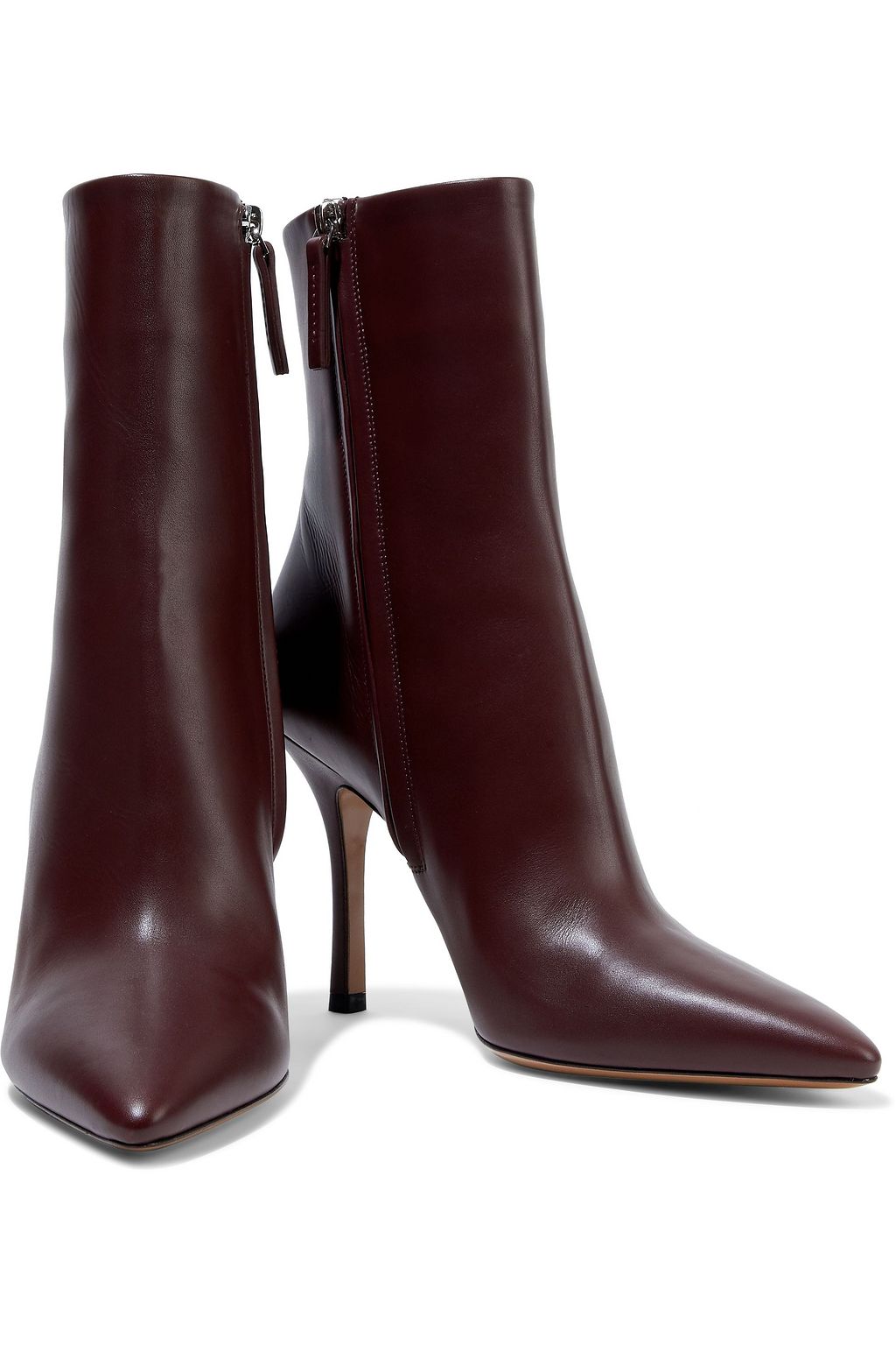 THE ROW Gloria leather ankle boos