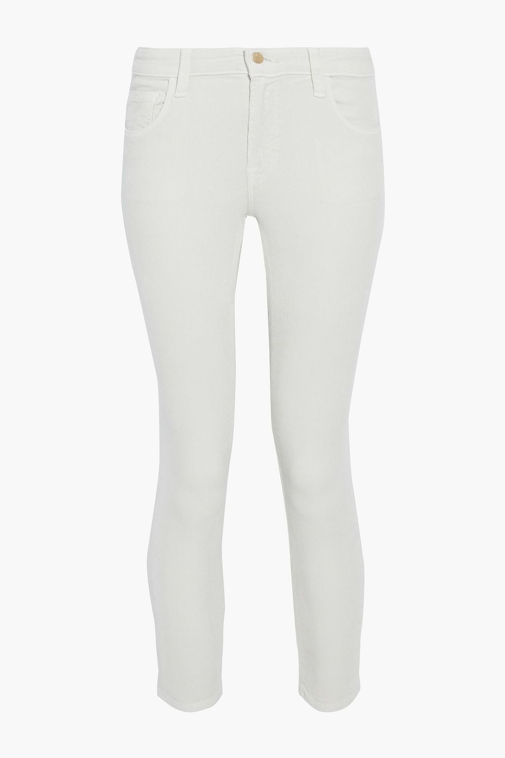 white corduroy skinny jeans