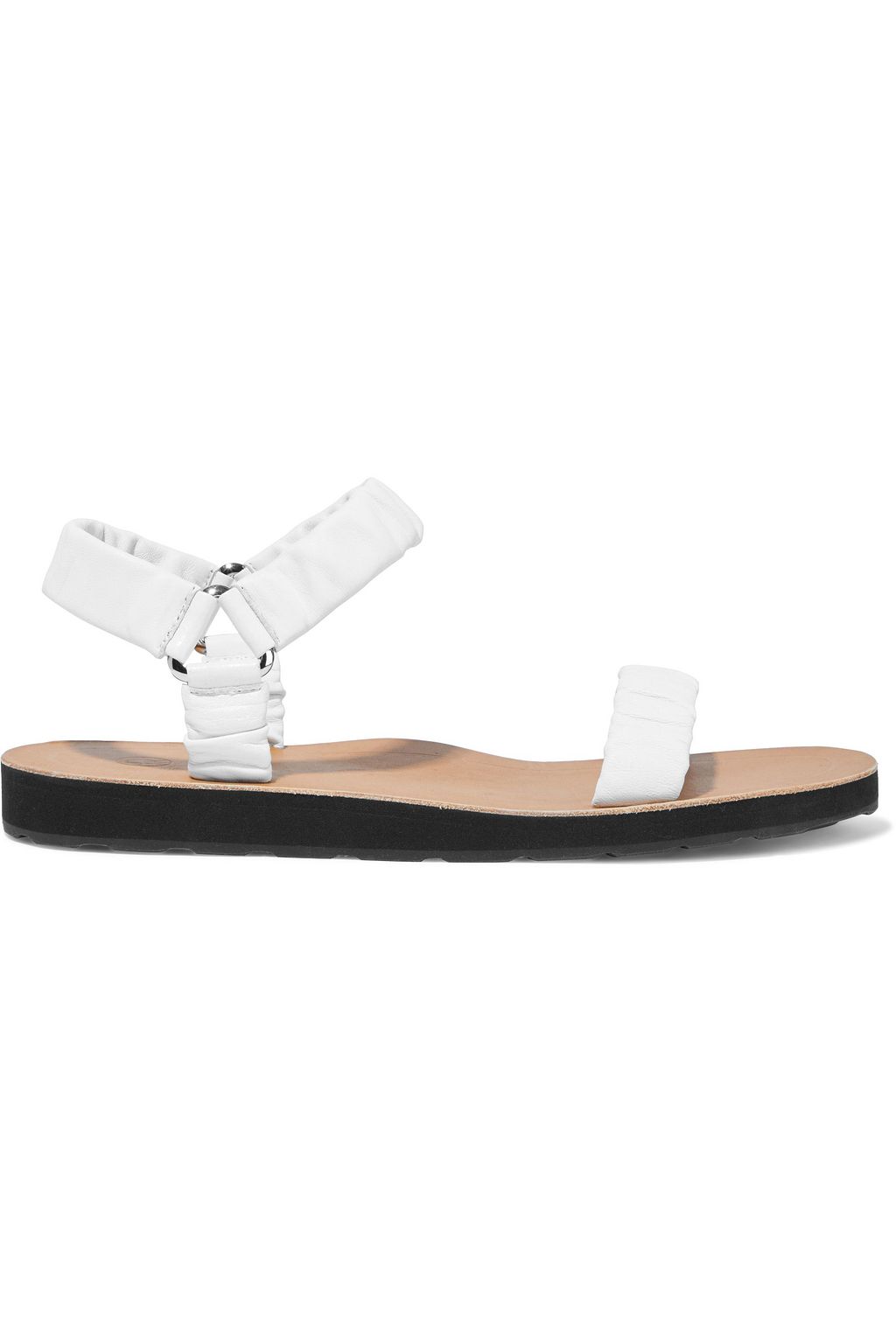 the row white sandals