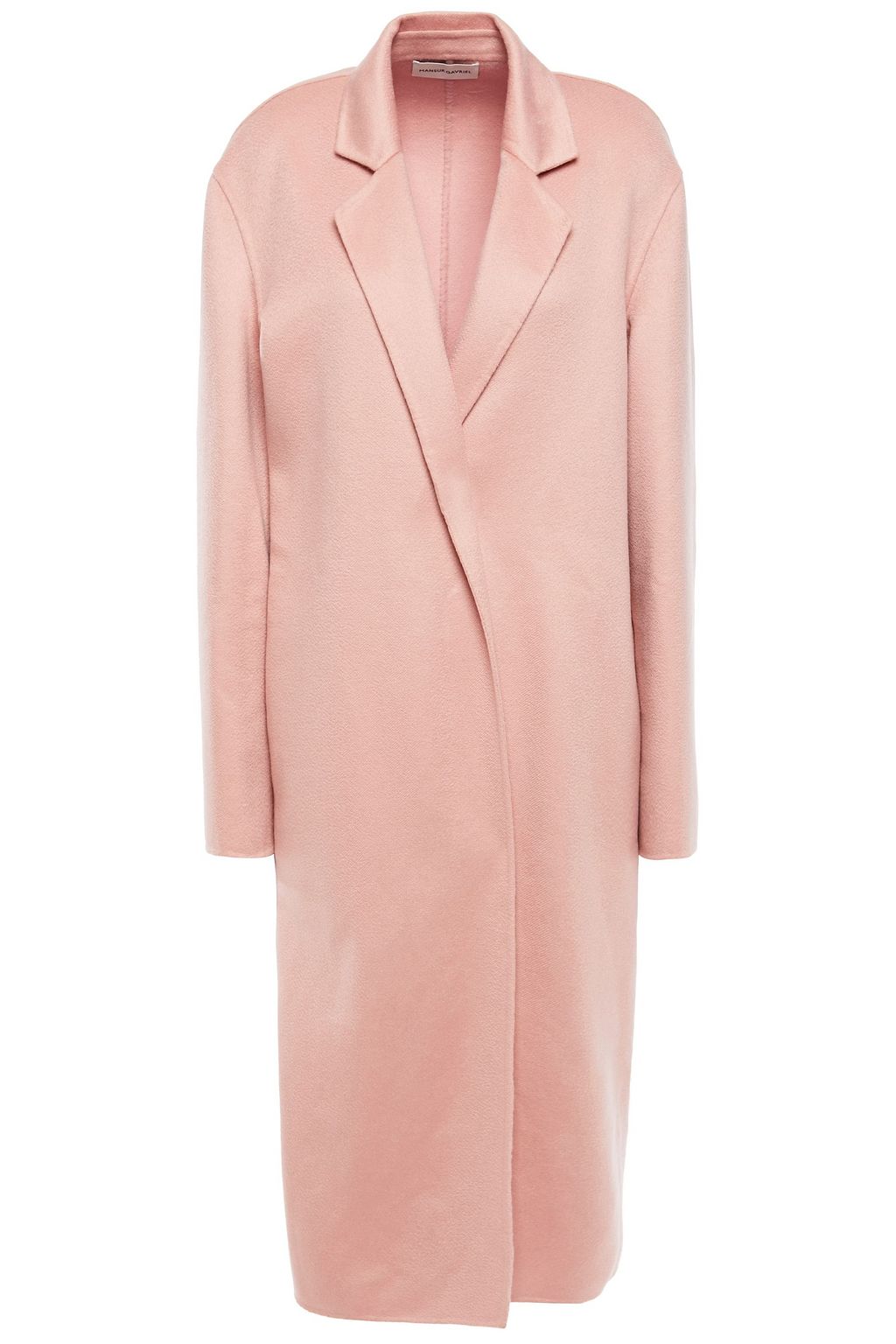 baby pink long coat