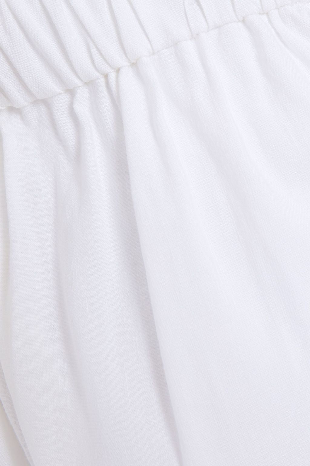 DIANE VON FURSTENBERG Cornelia cropped linen-blend wide-leg pants