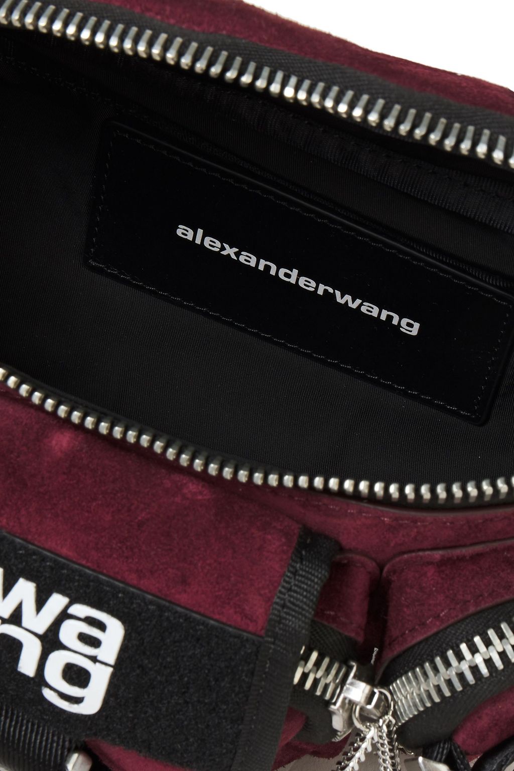 ALEXANDER WANG Surplus leather and suede belt bag