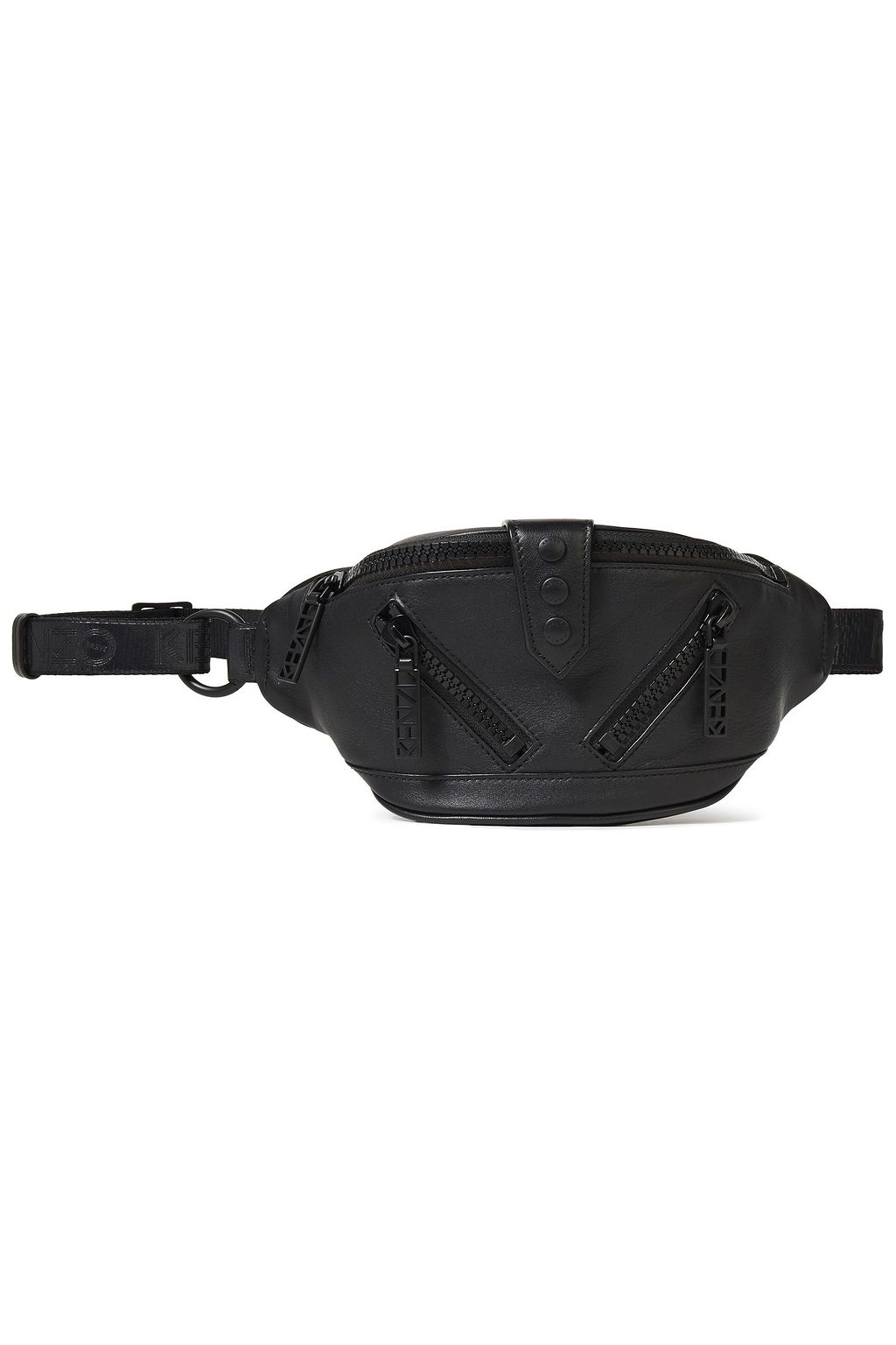 black belt bag leather