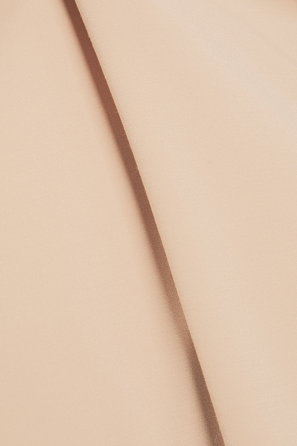 Click to view more detailed imagery on our partner's website Maison Margiela Asymmetric Cutout Crepe Maxi Dress In Neutrals