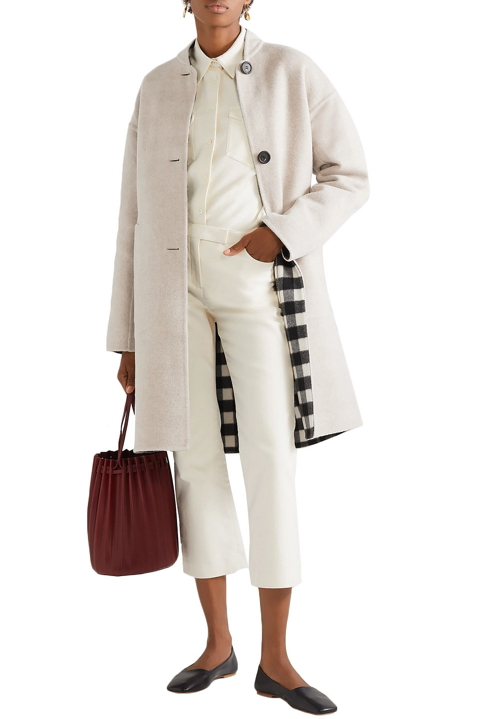 mansur gavriel wool coat