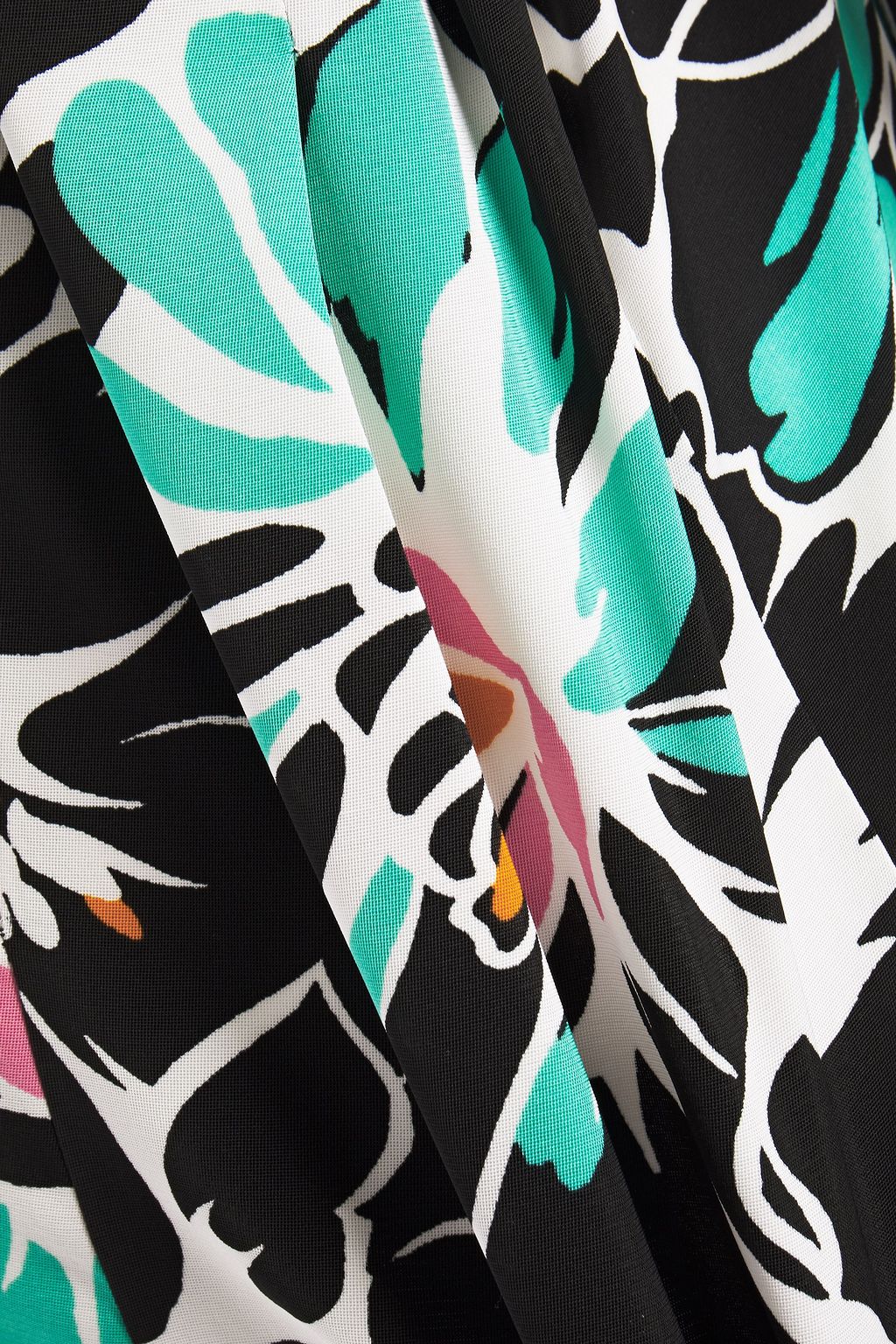DIANE VON FURSTENBERG Karissa wrap-effect floral-print stretch-crepe wide-leg jumpsuit