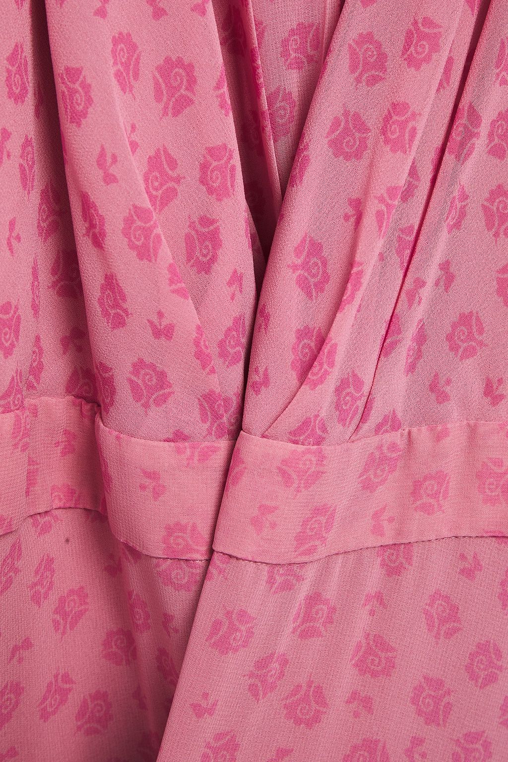 DIANE VON FURSTENBERG Eldridge ruffled floral-print chiffon maxi wrap dress