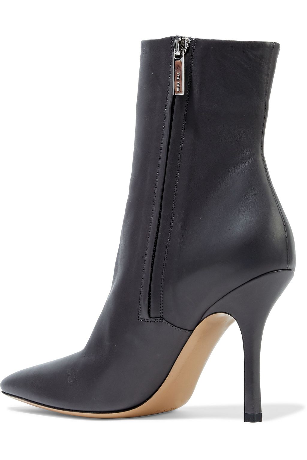 THE ROW Leather ankle boots