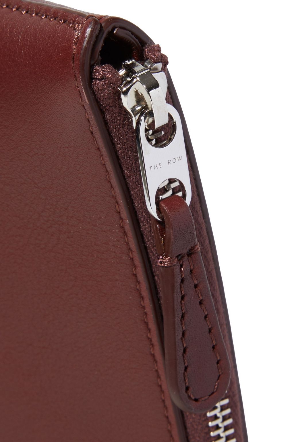THE ROW Medium Square leather pouch