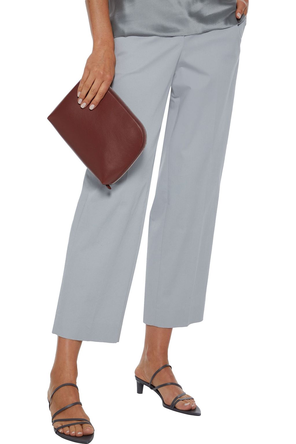 THE ROW Medium Square leather pouch