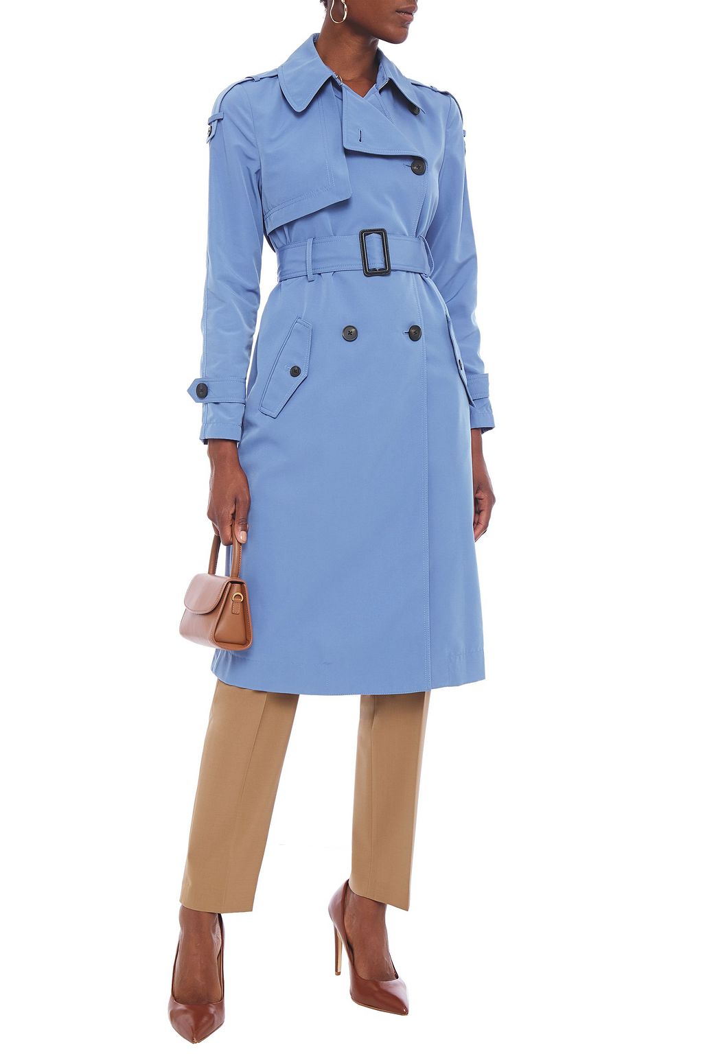 dvf trench coat