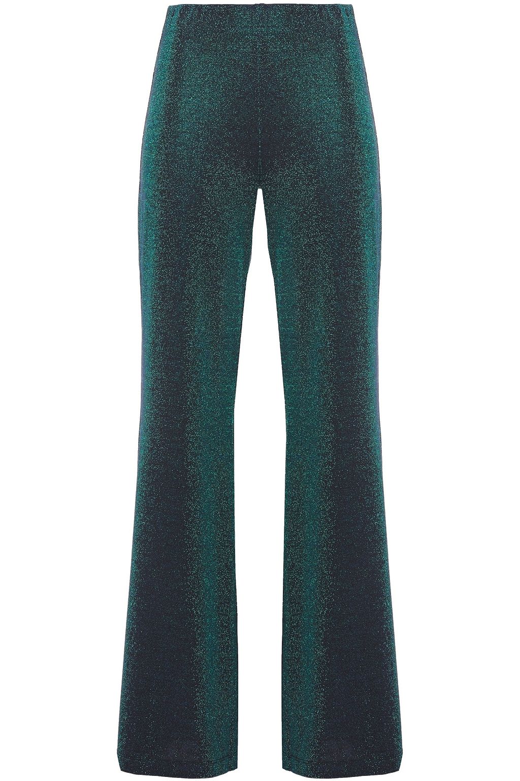 metallic stretch pants