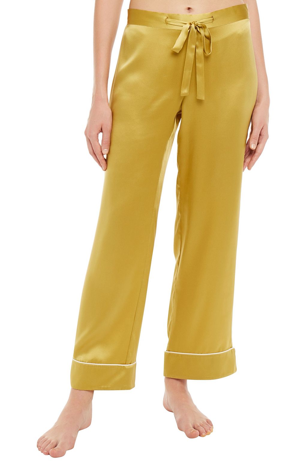OLIVIA VON HALLE Silk-charmeuse pajama set