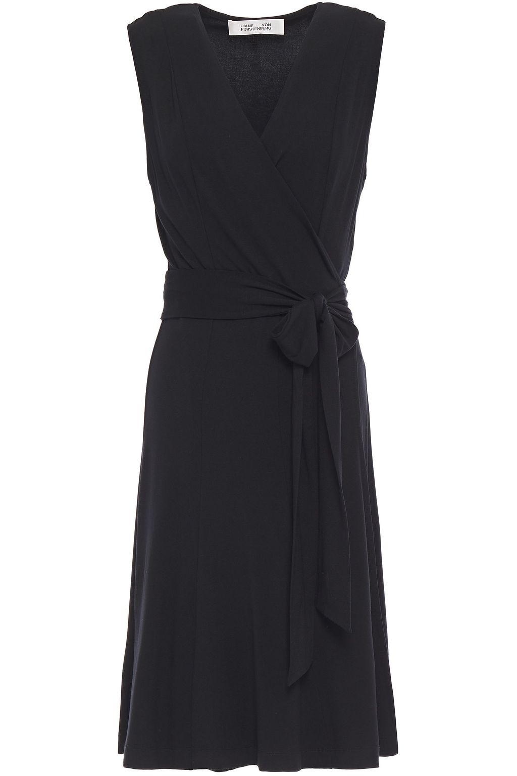 Black Stretch-jersey wrap dress | Sale 