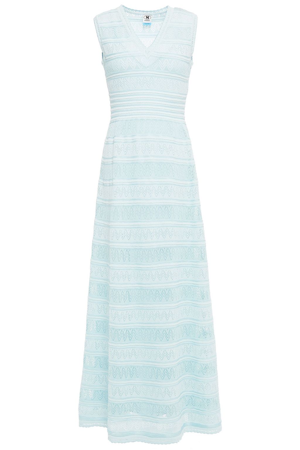 cotton blend maxi dress