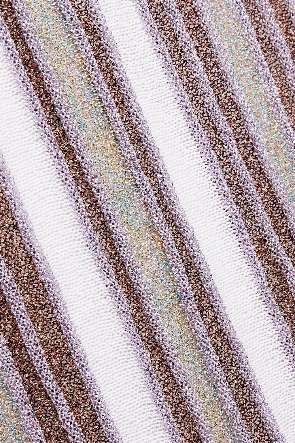 M MISSONI Metallic crochet-knit dress