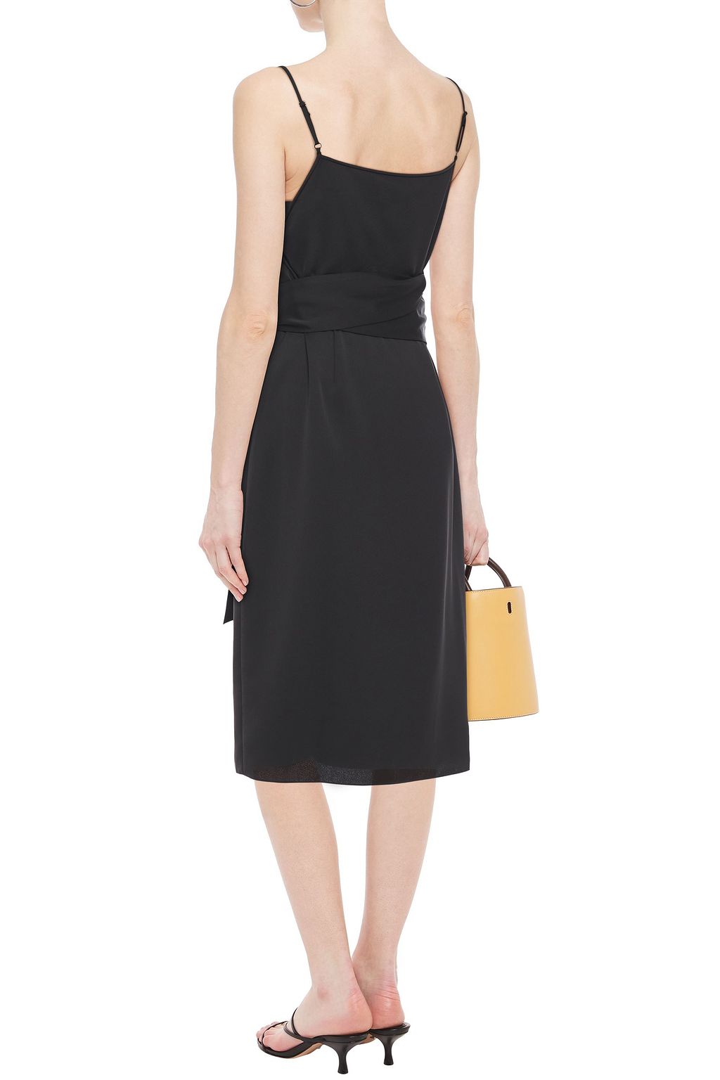 DIANE VON FURSTENBERG Avila satin-crepe midi wrap dress