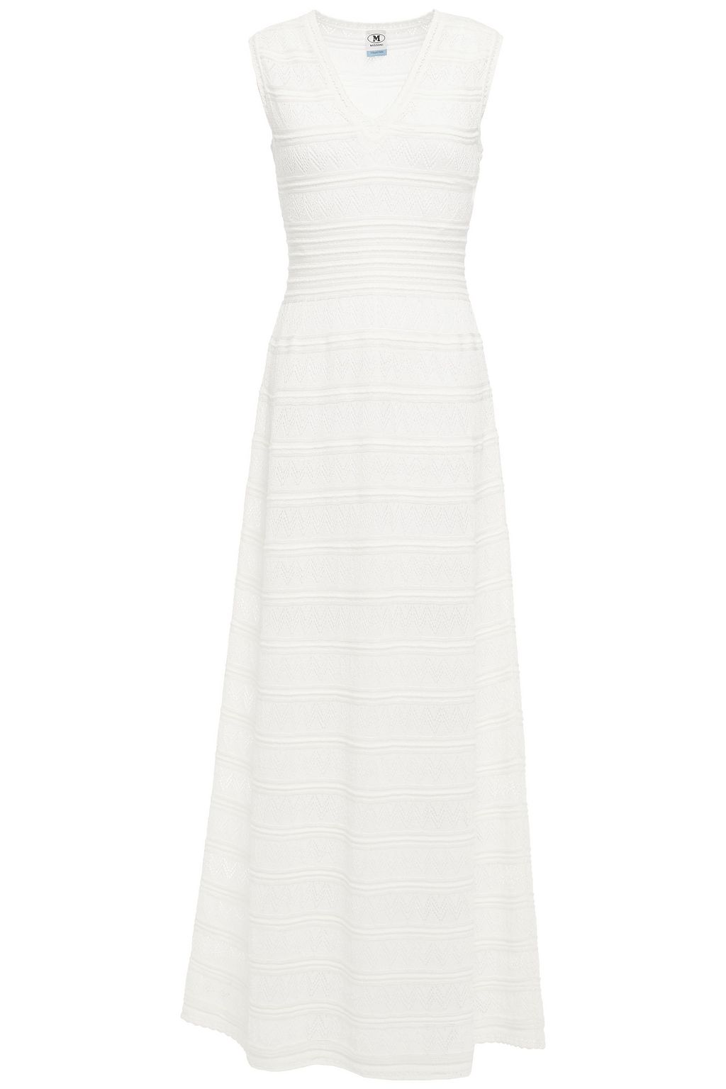 cotton blend maxi dress