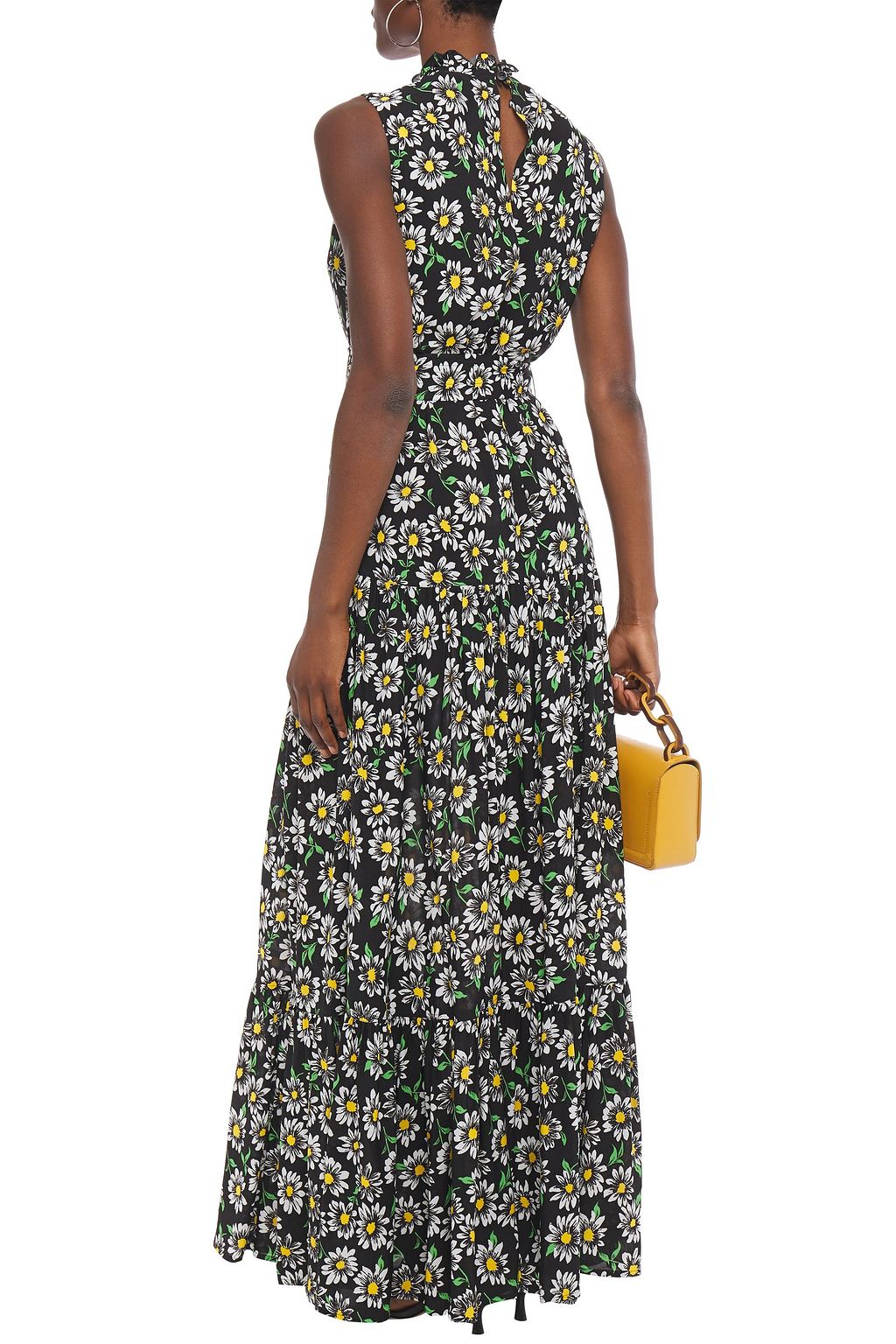 M MISSONI Ruffled floral-print crepe maxi dress