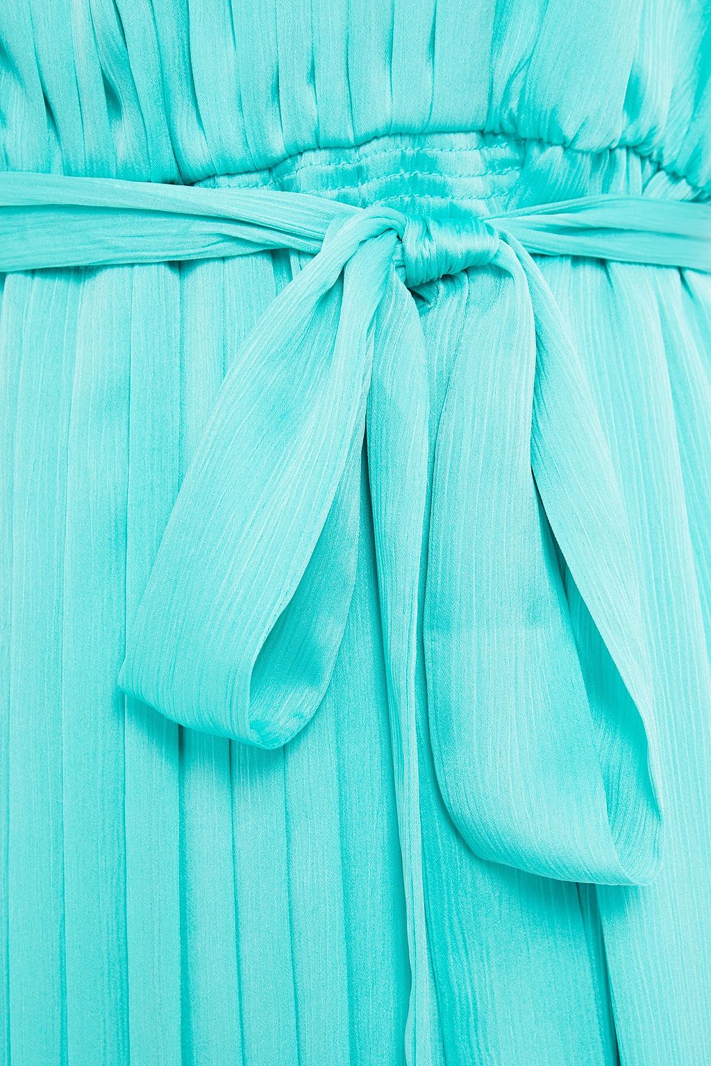 DIANE VON FURSTENBERG Ria belted pleated crepon dress