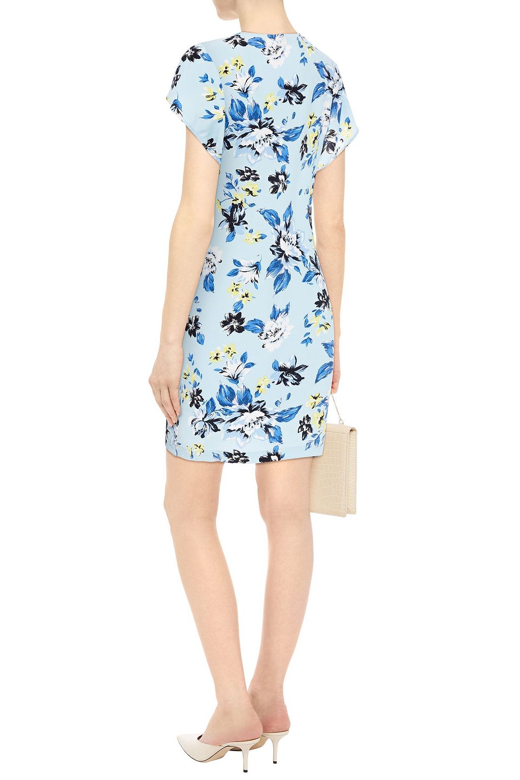 DIANE VON FURSTENBERG Danika floral-print crepe mini dress