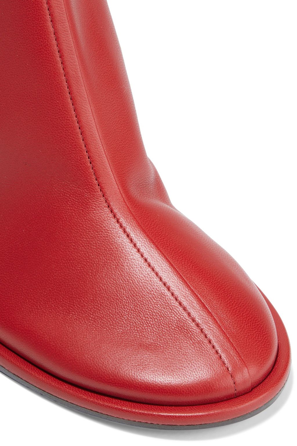 THE ROW Teatime leather ankle boots