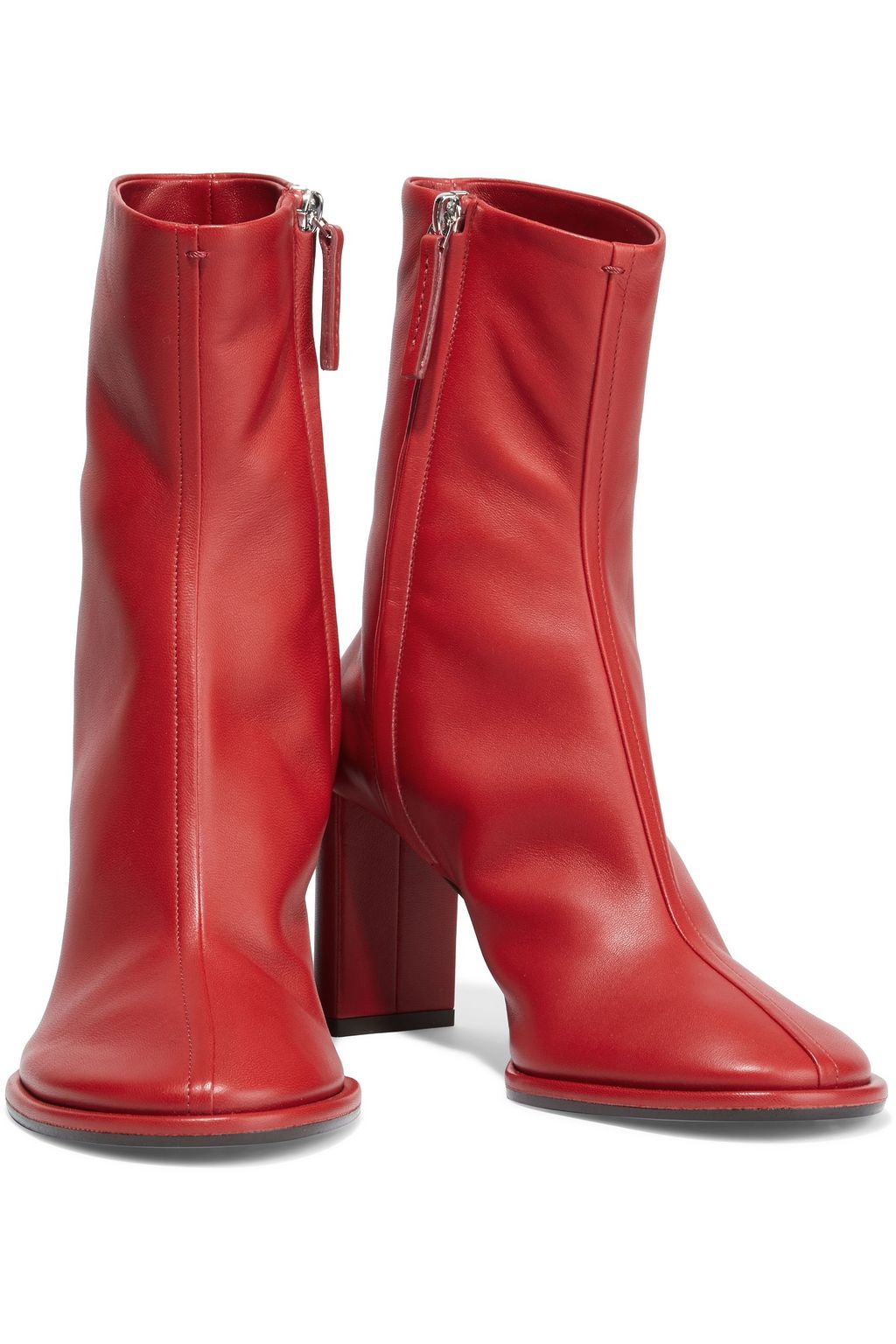 THE ROW Teatime leather ankle boots