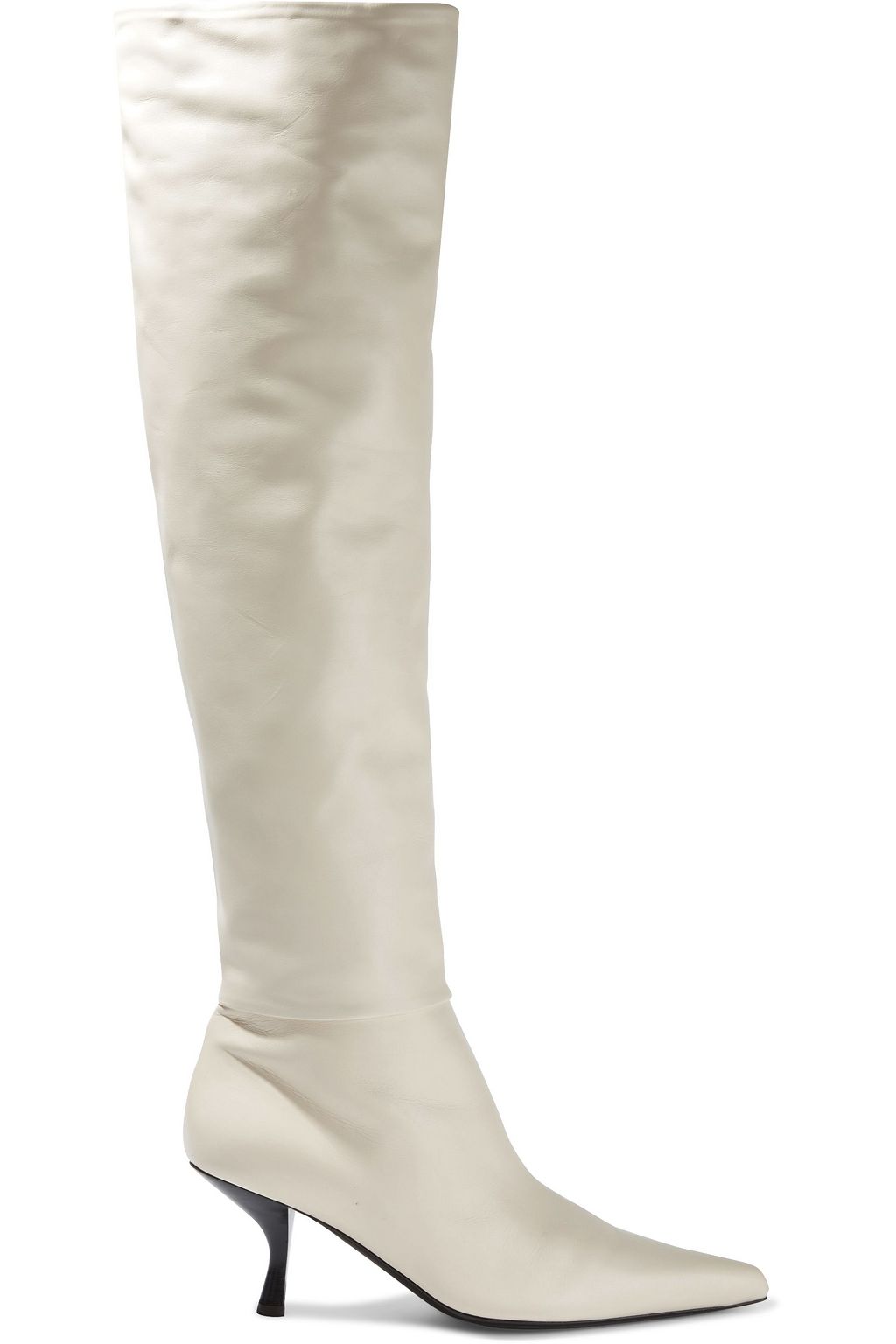 ivory boots knee high