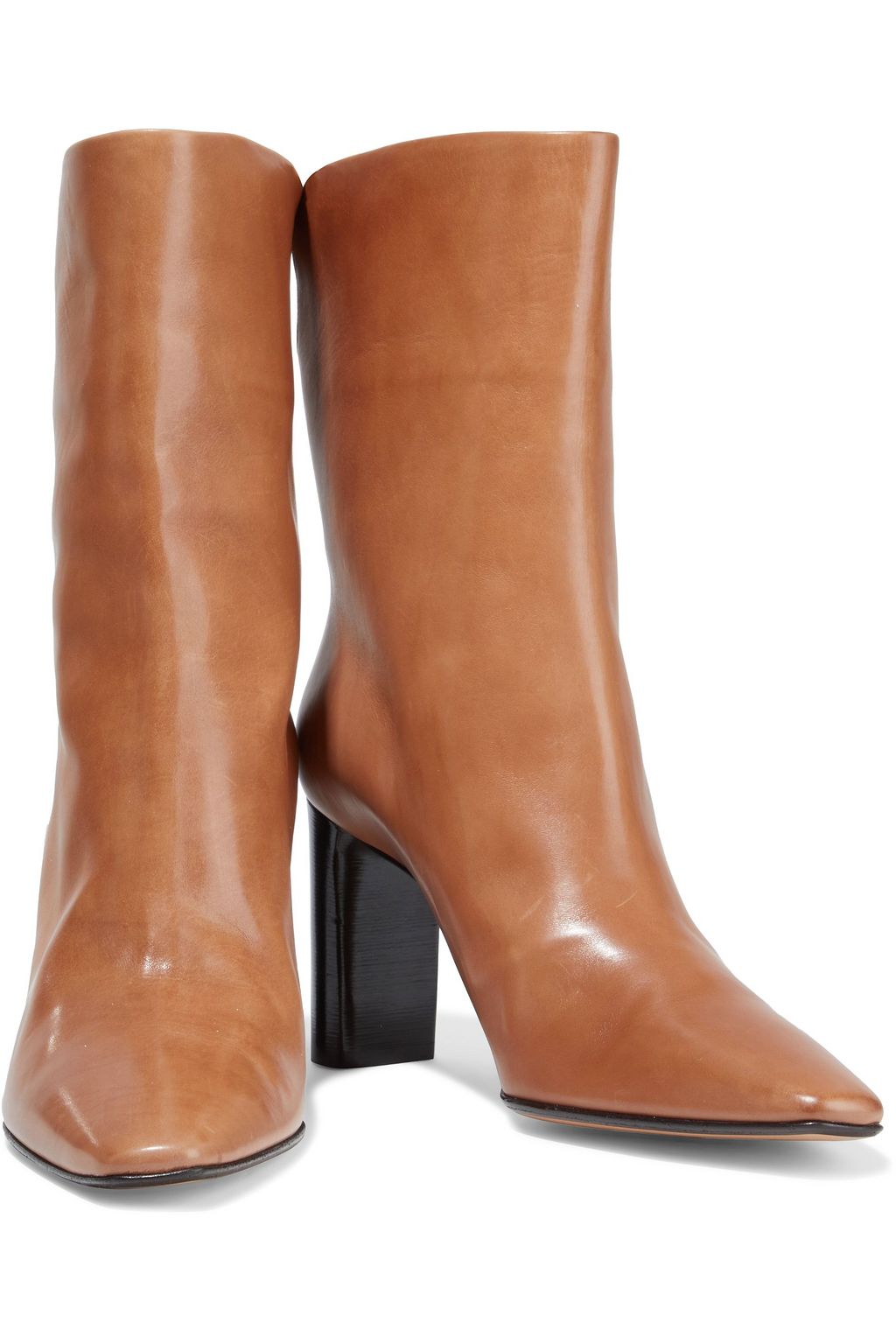 THE ROW Emil leather ankle boots