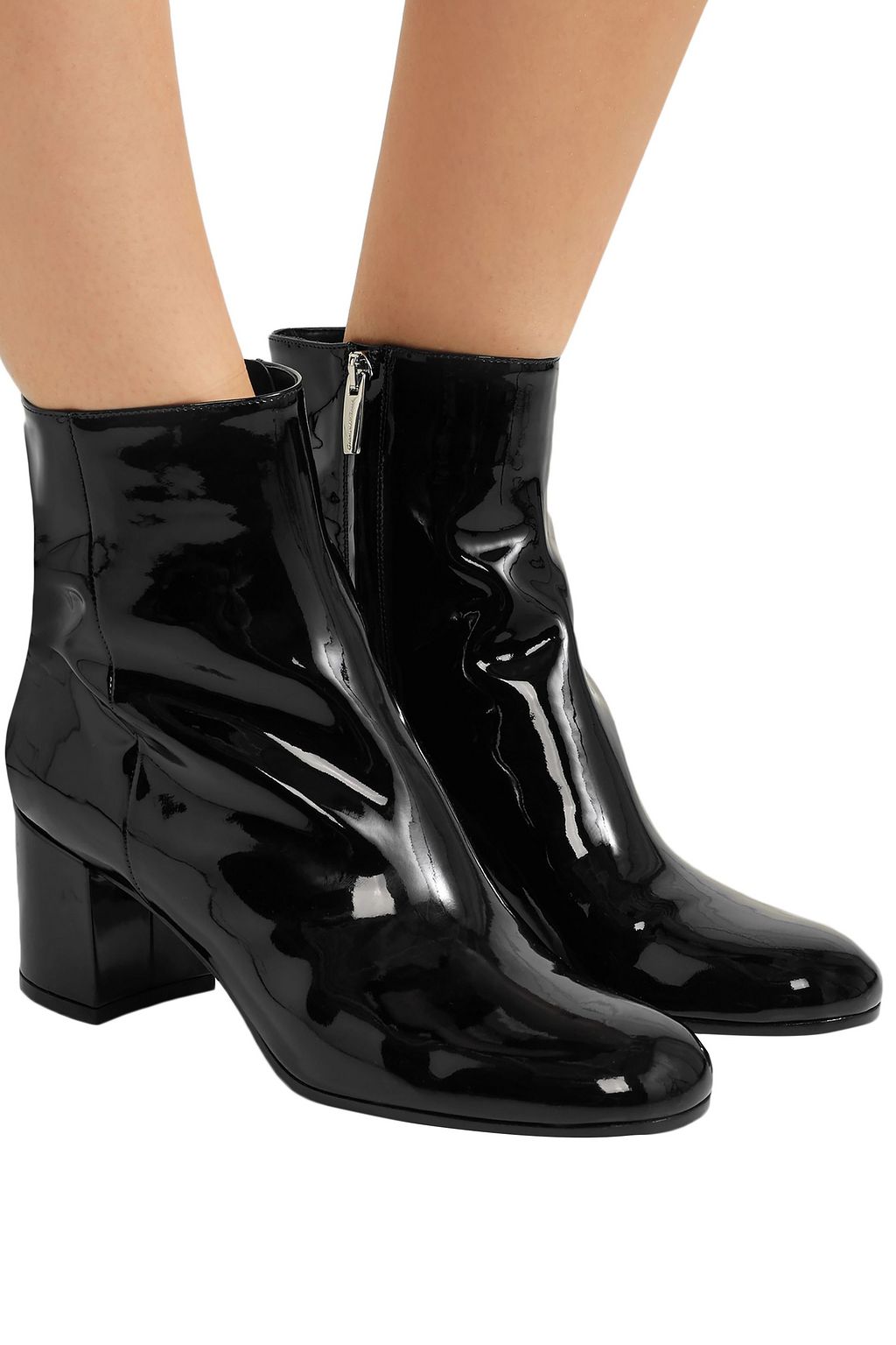 GIANVITO ROSSI Margaux 65 patent-leather ankle boots