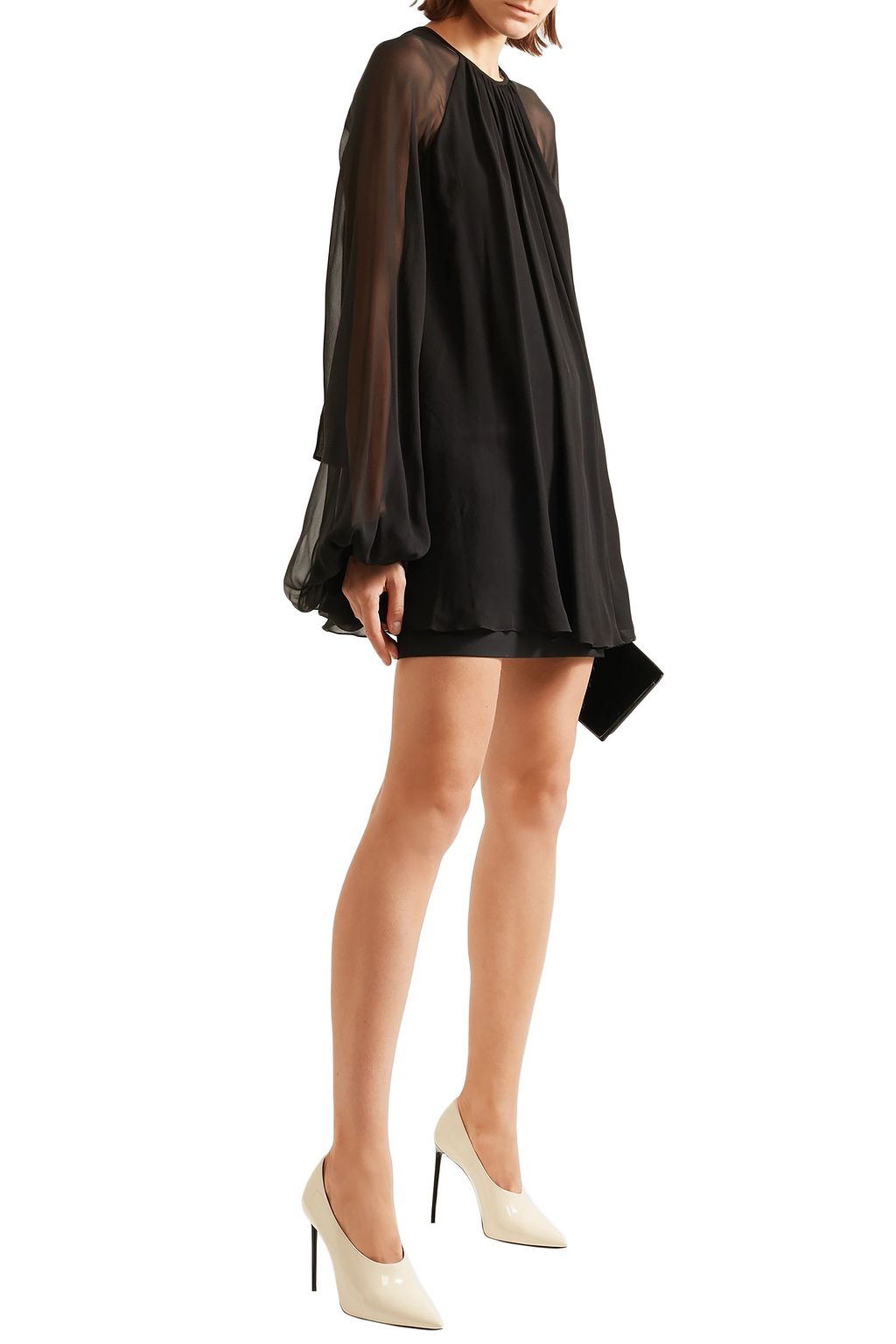 SAINT LAURENT Teddy patent-leather pumps