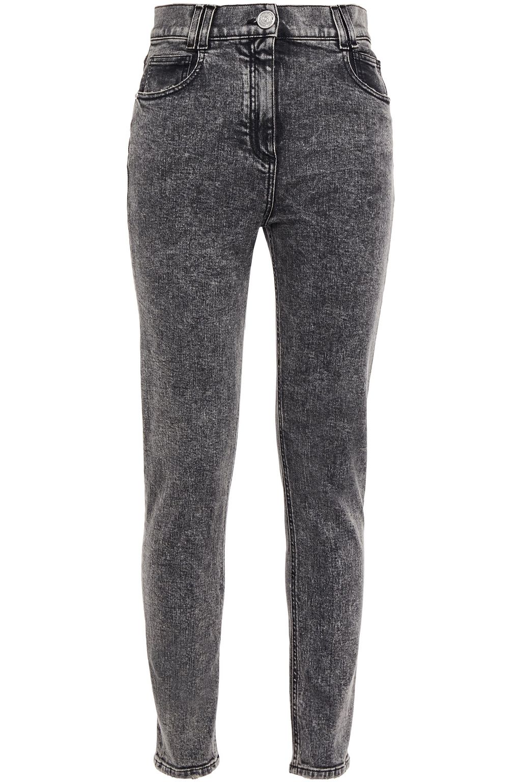 balmain acid wash jeans