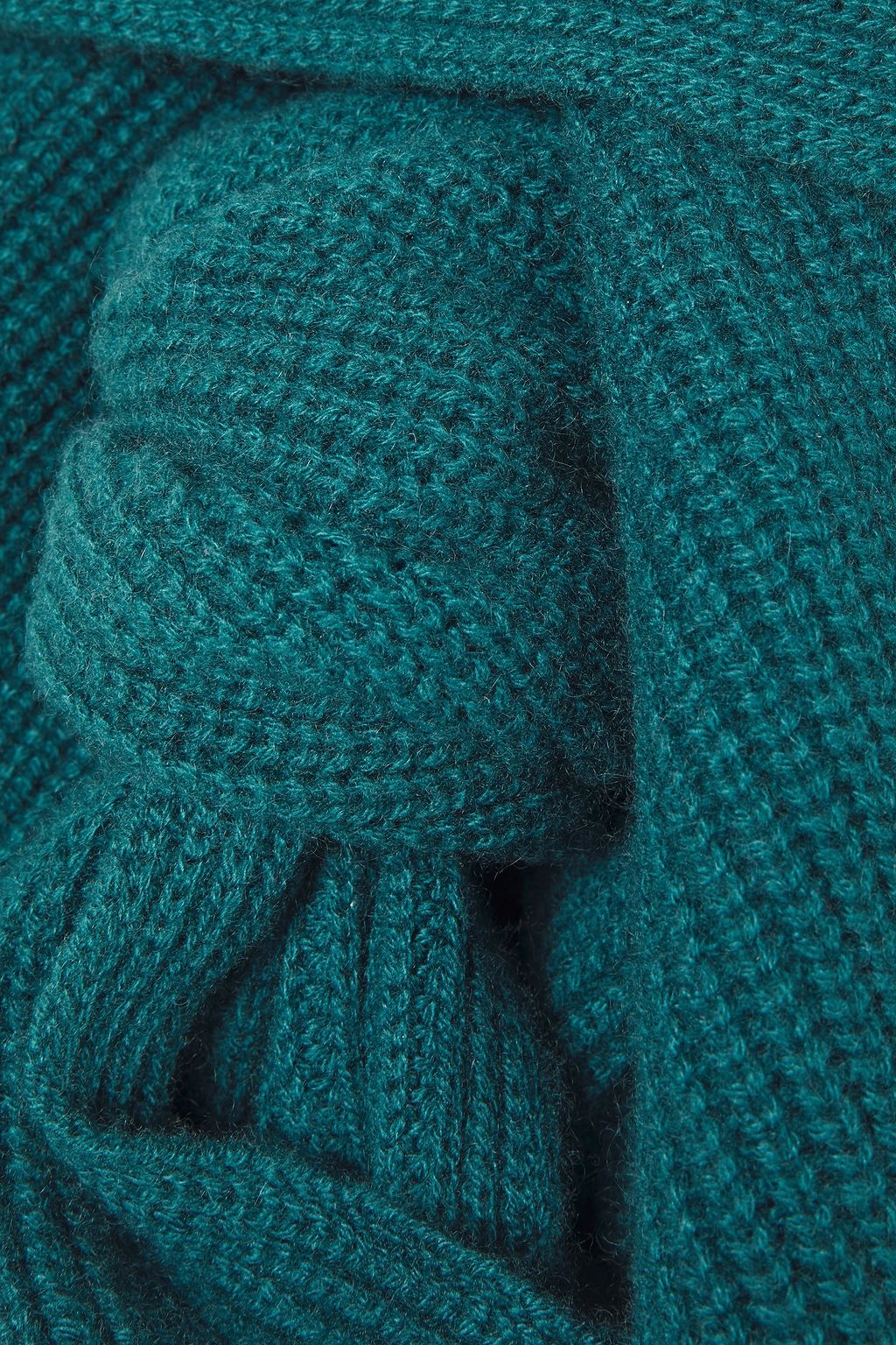 N.PEAL Ribbed cashmere scarf