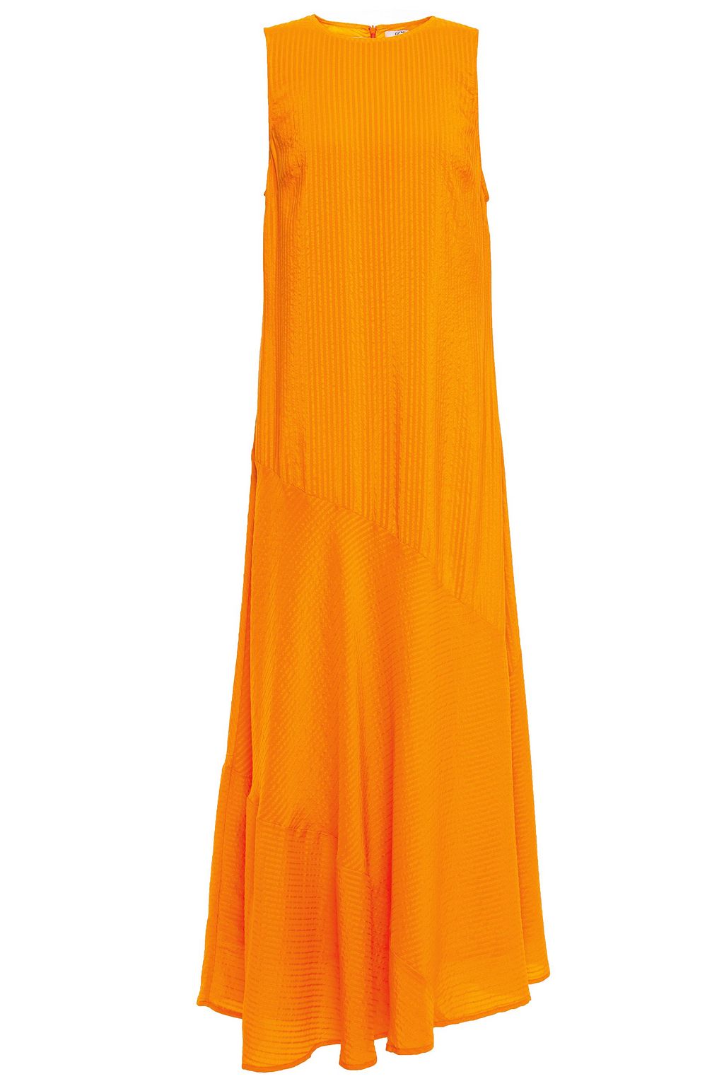 ganni orange dress