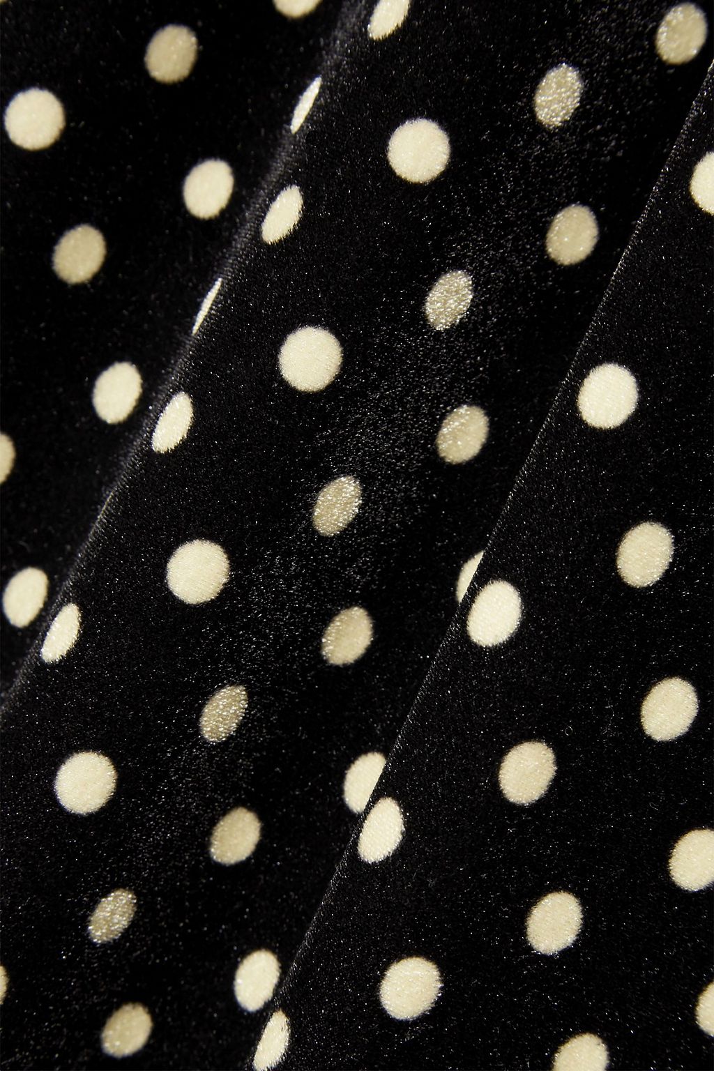 BALENCIAGA Polka-dot chenille gown