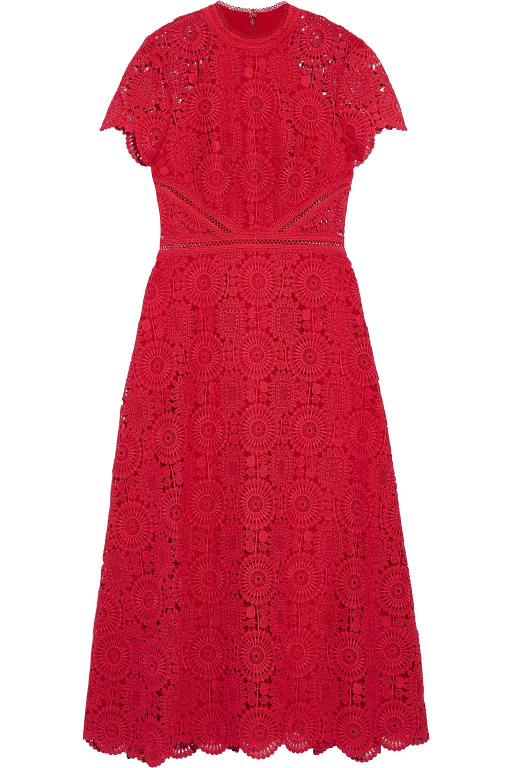 lace midi cocktail dress