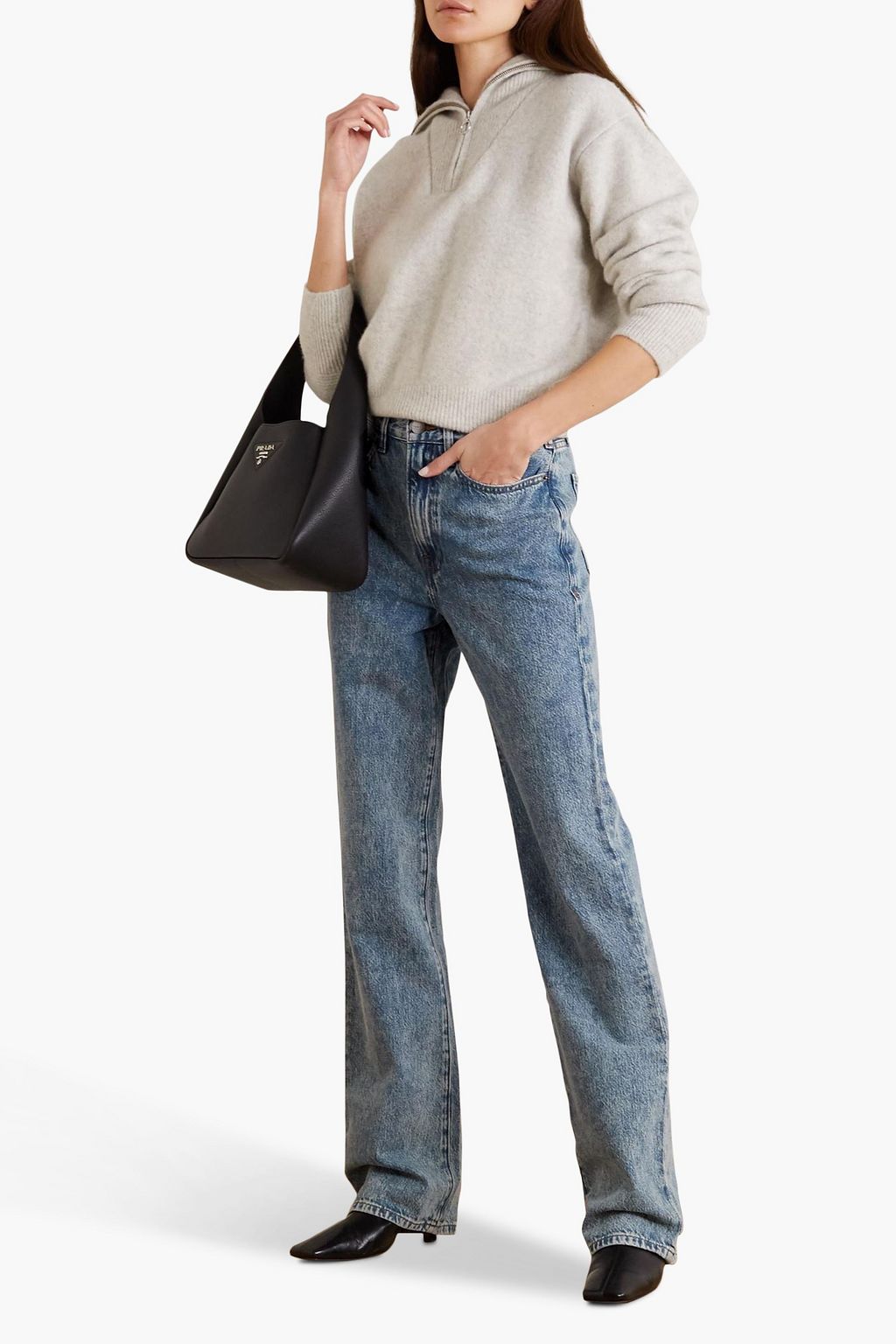FRAME Le Jane high-rise straight-leg jeans