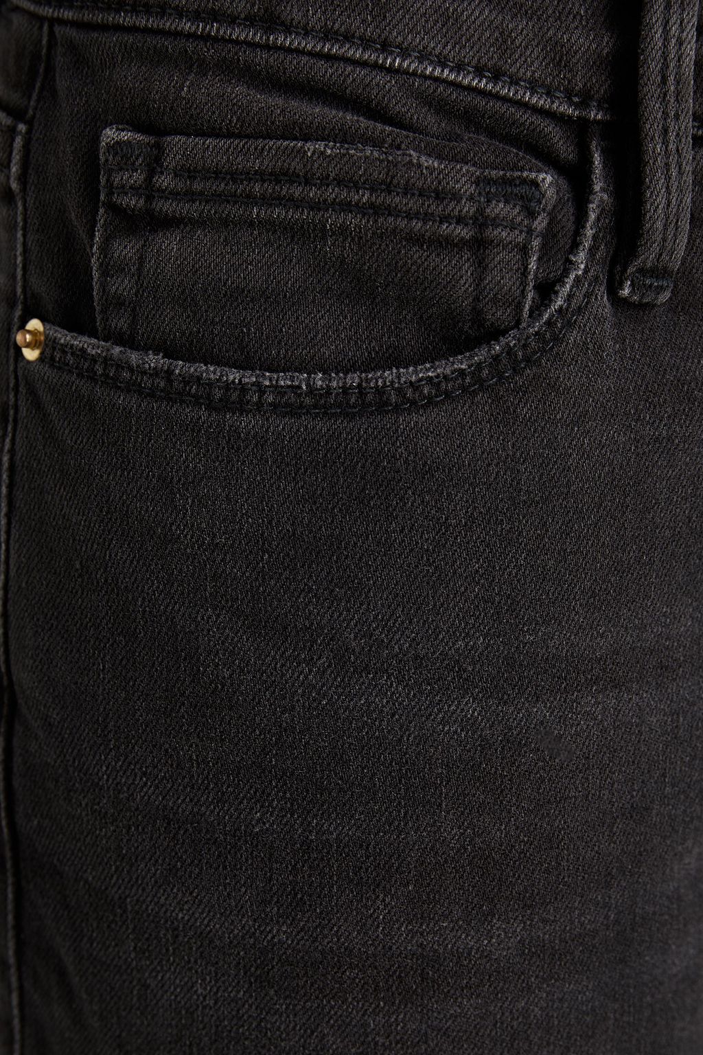 FRAME Le Nouveau cropped mid-rise straight-leg jeans