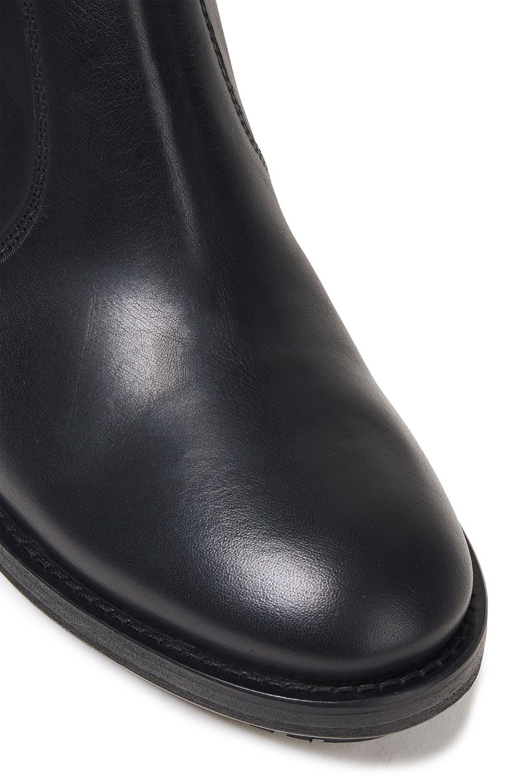 ANN DEMEULEMEESTER Buckled leather ankle boots