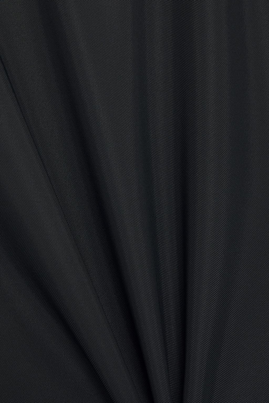 ANN DEMEULEMEESTER Draped twill midi dress