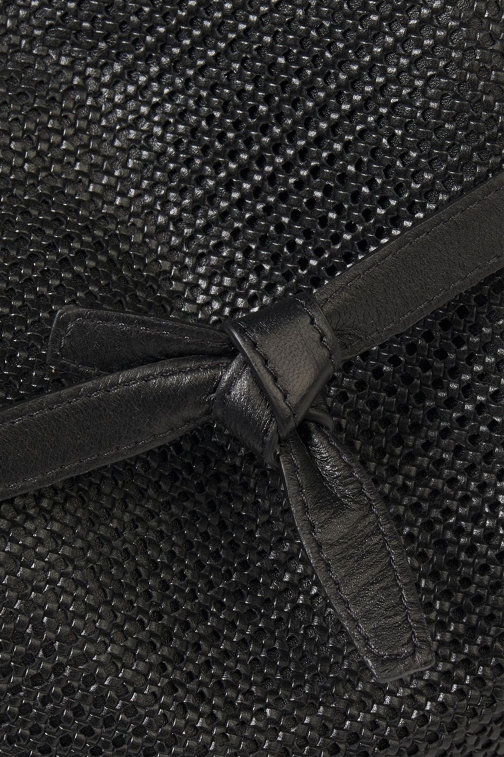 ANN DEMEULEMEESTER Woven leather shoulder bag