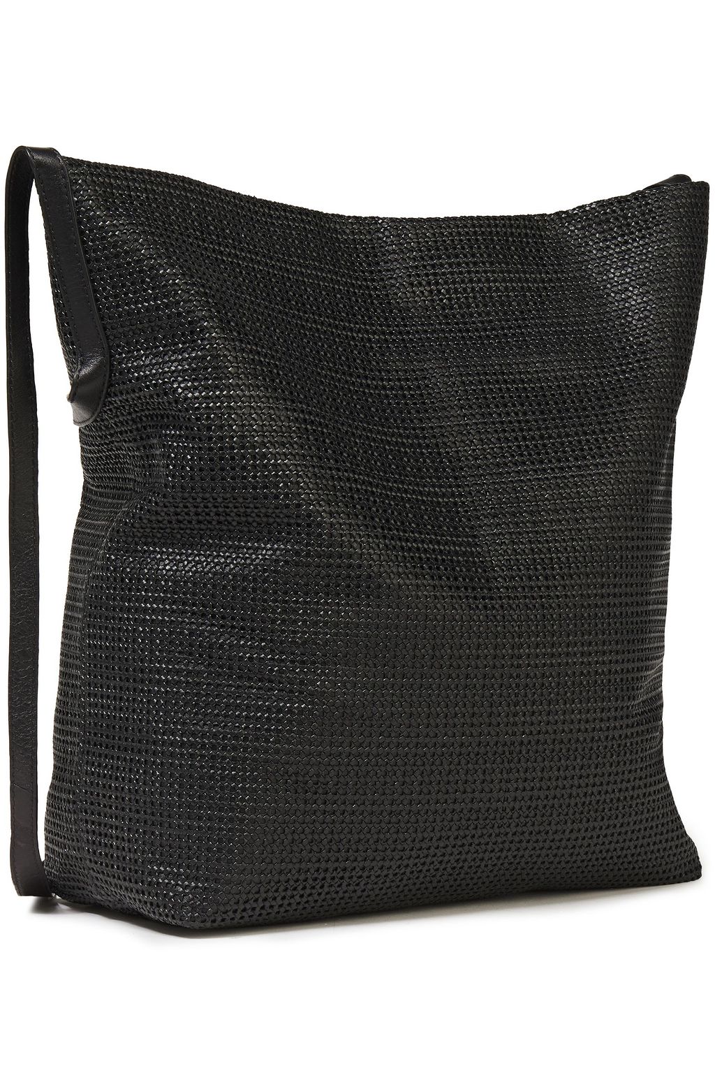 ANN DEMEULEMEESTER Woven leather shoulder bag