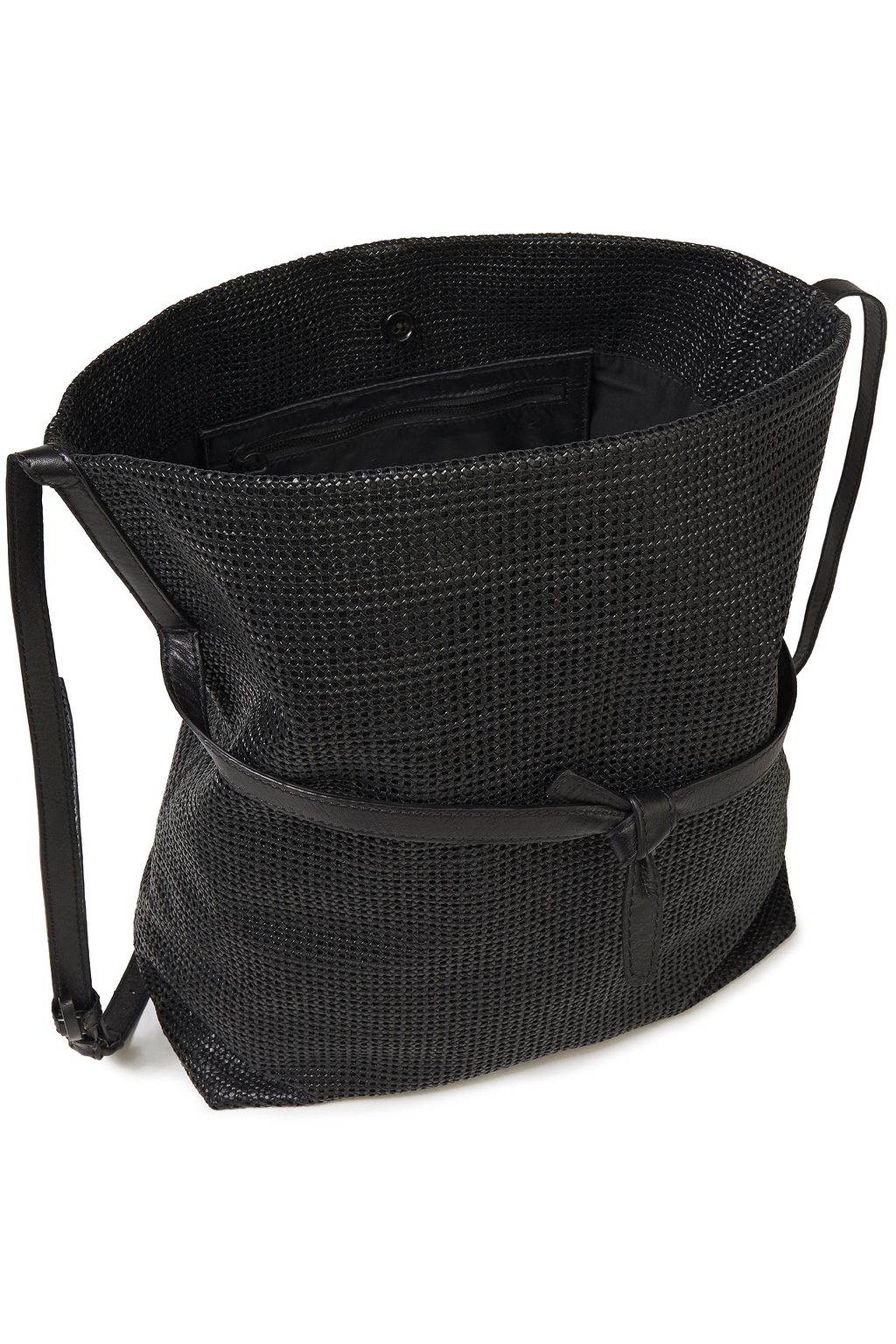 ANN DEMEULEMEESTER Woven leather shoulder bag