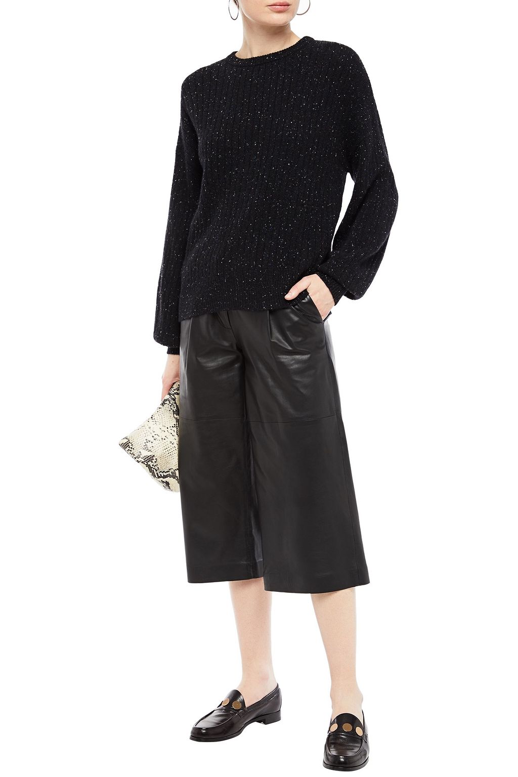 AUTUMN CASHMERE Ribbed cashmere sweater