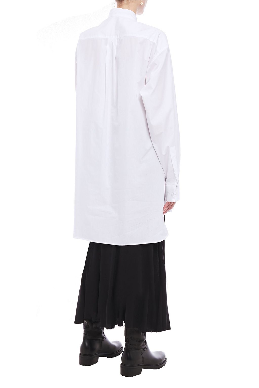 ANN DEMEULEMEESTER Oversized cotton-poplin shirt