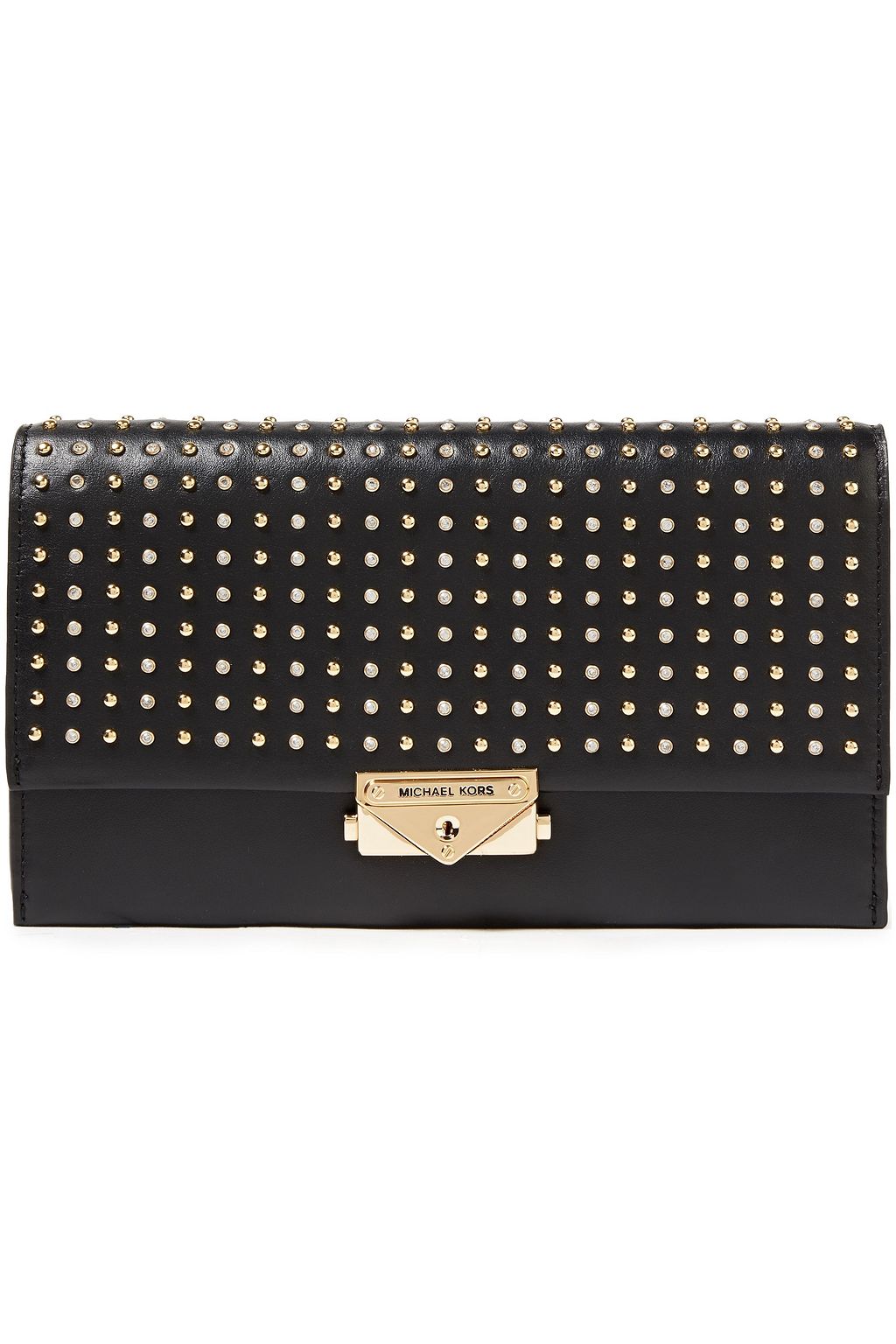 michael kors leather clutch