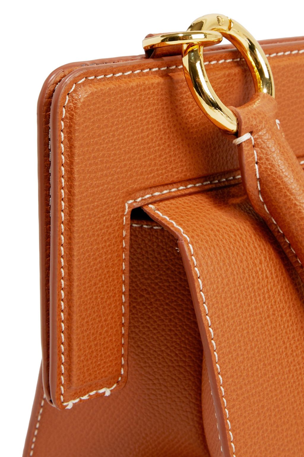 YUZEFI Ada textured-leather shoulder bag