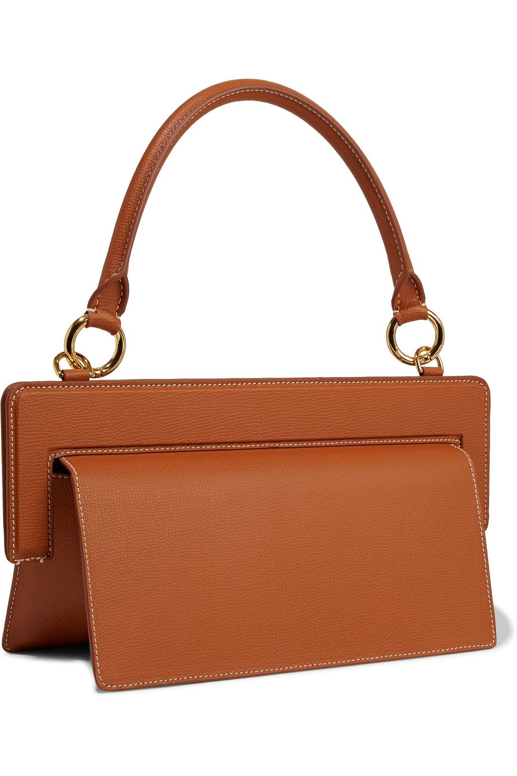 YUZEFI Ada textured-leather shoulder bag